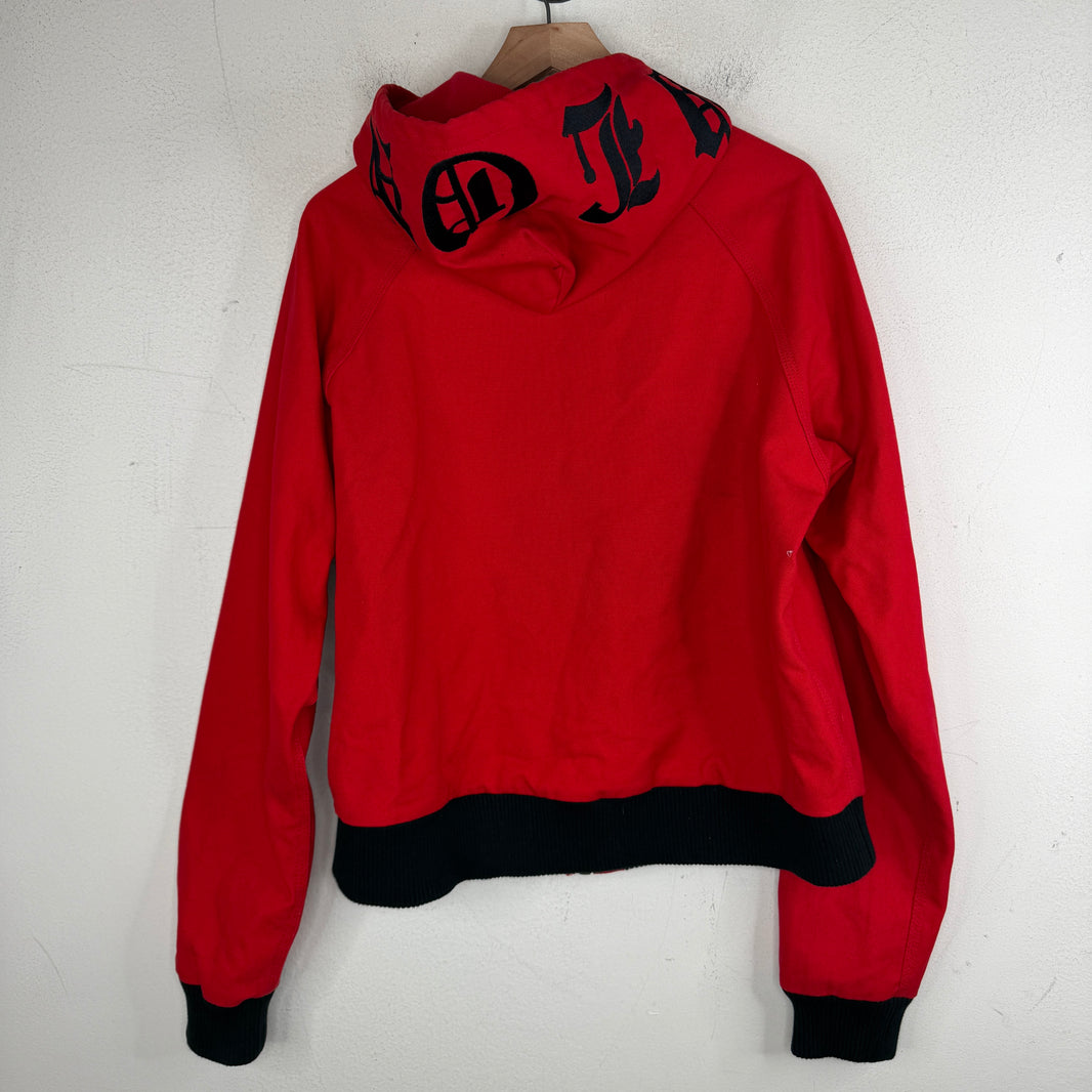 Vlone Red Hood Logo Work Jacket
