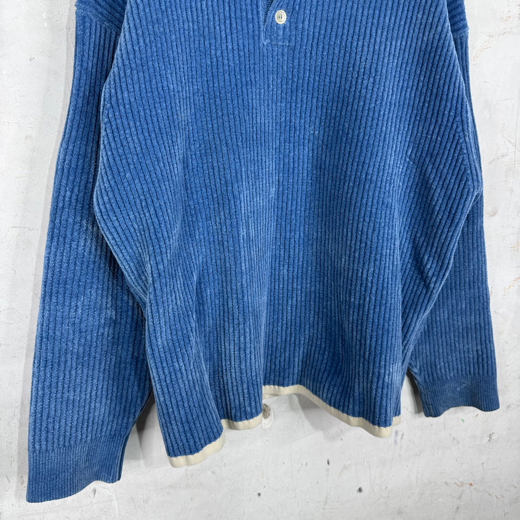 Jacquemus Heavy Ribbed LS Polo