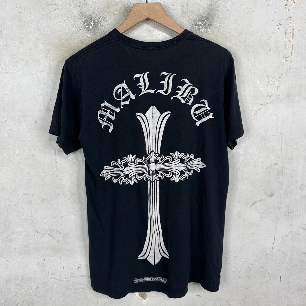 Chrome Hearts Malibu Faded Horseshoe Cross T-Shirt