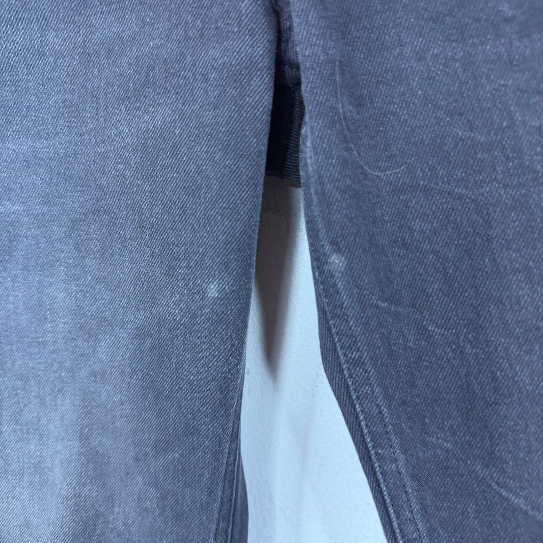 Balenciaga Washed Black Slim Straight Jeans