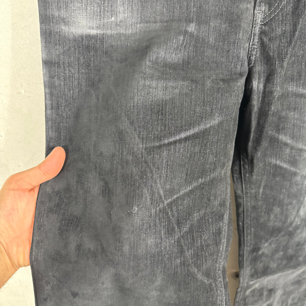 Prada Plaqued Velvet Jeans