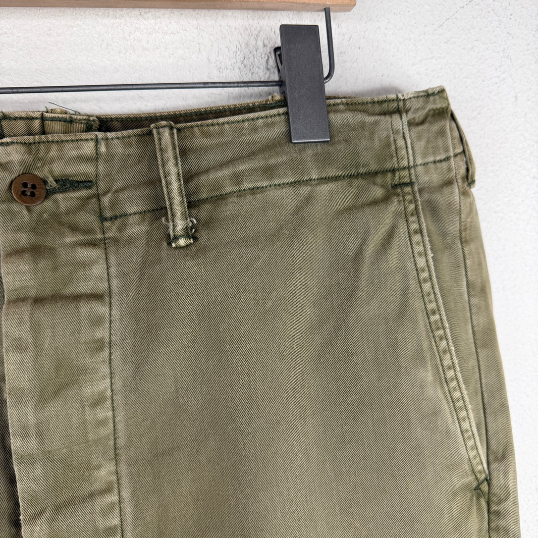RRL Green Sanforized Trousers