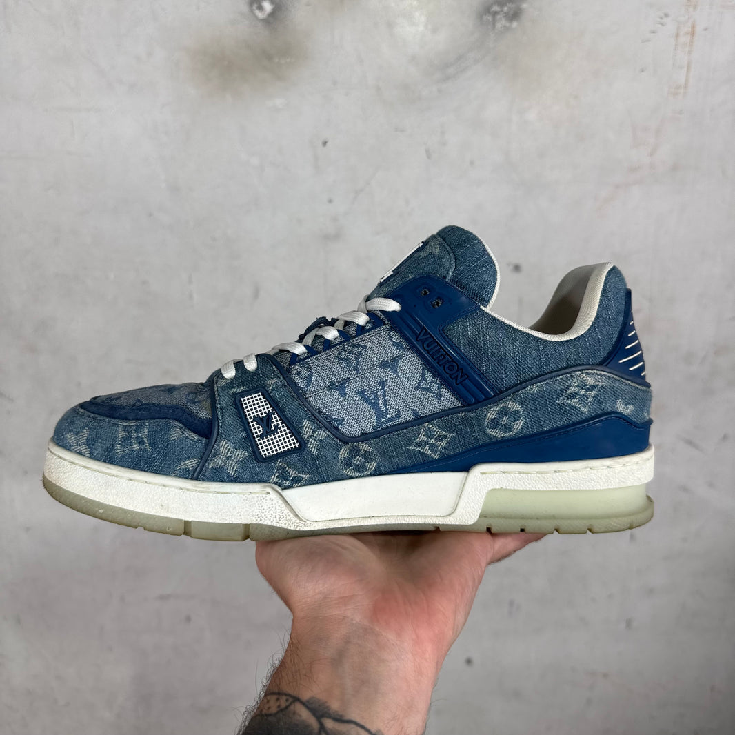 Louis Vuitton Denim Monogram Trainers