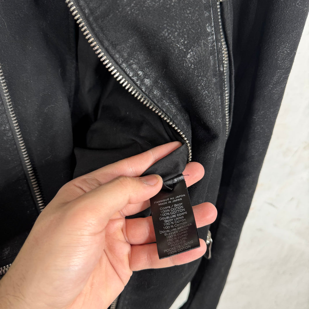 Balmain Brushed Twill Biker Jacket