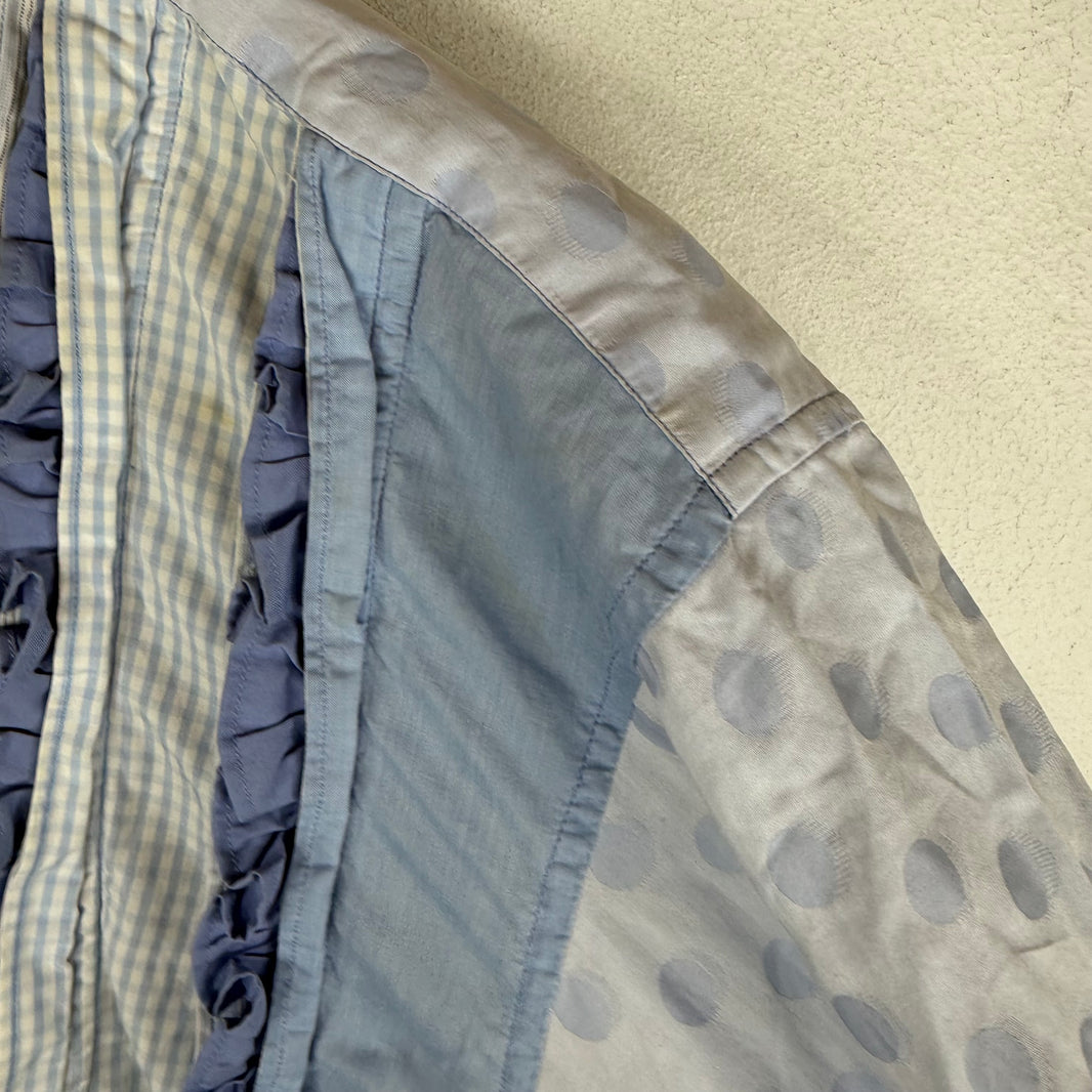CDG Shirt Layered Patchwork L/S Shirt