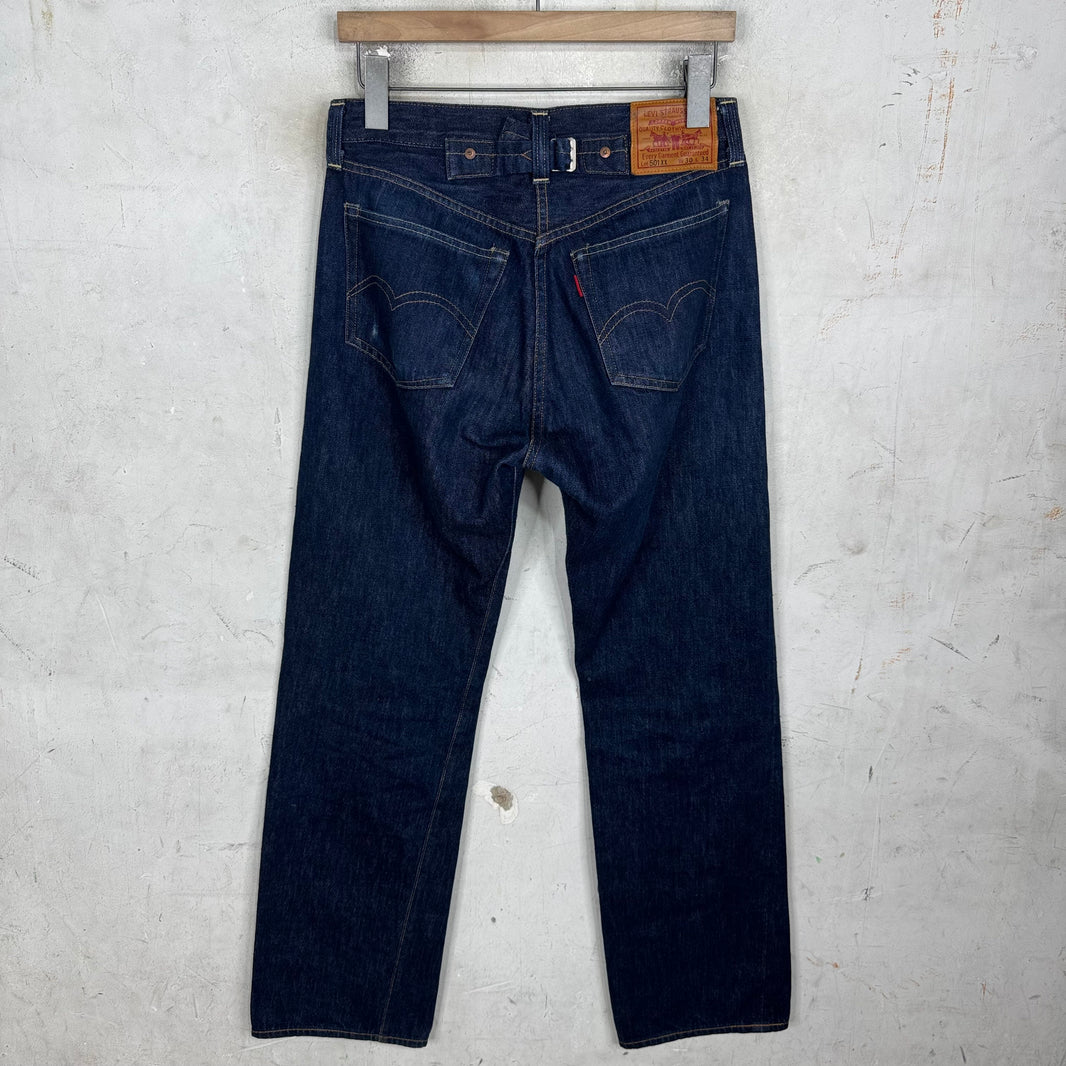 Levis Darkwash Selevedge 501 Jeans
