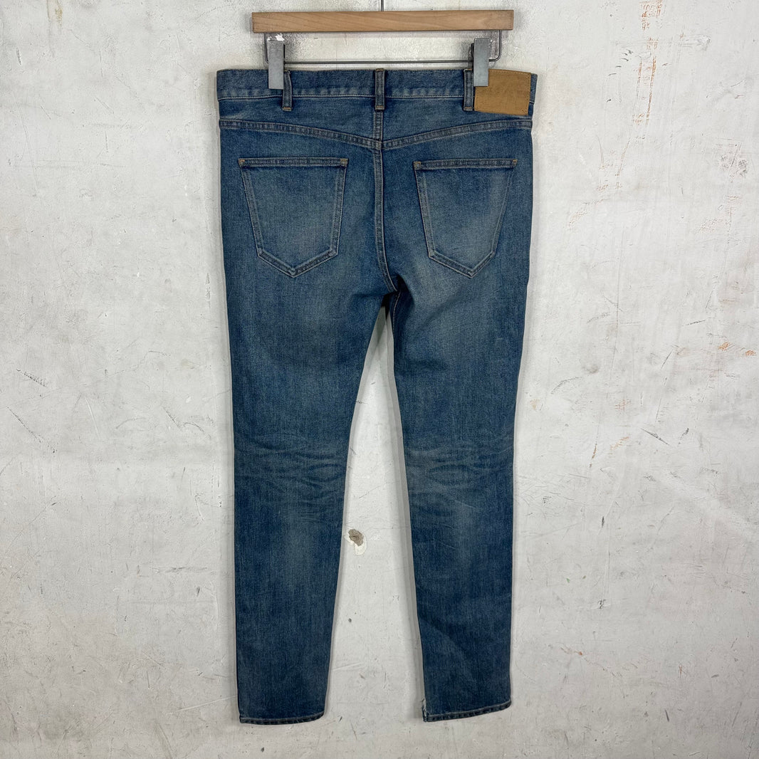 Celine Faded Blue Skinny Jeans
