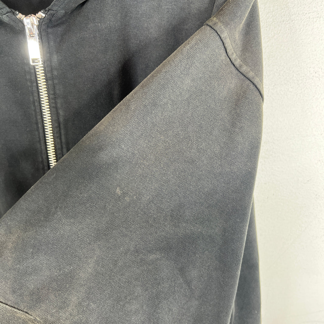424 Black Double Crest Embellished Hoodie