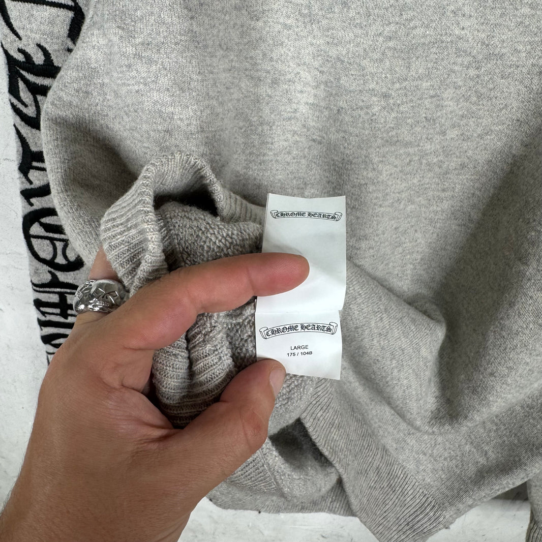Chrome Hearts Cashmere Script Sweater