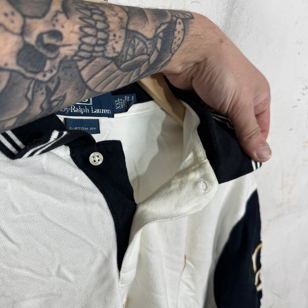 Ralph Lauren White BlackWatch Polo