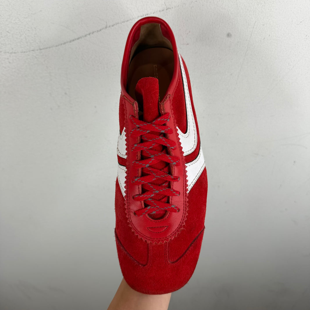 Dries Van Noten Red Sprinter Sneakers