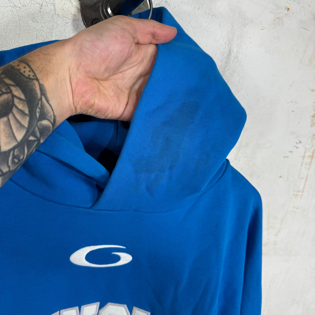 Balenciaga Basketball Arc Logo Blue Hoodie