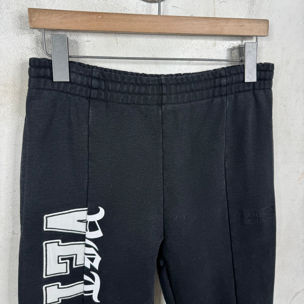 Vetements Split Logo Slim Sweatpants