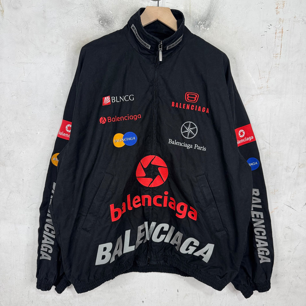 Balenciaga Multi Logo Track Jacket