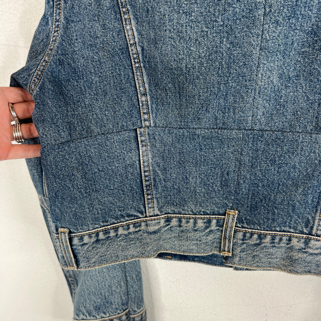 Vetements Levis Rebuilt Cropped Denim Jacket