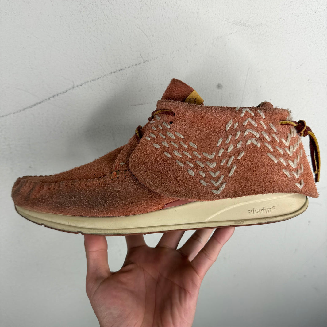 Visvim Pink Suede FBT Sneakers