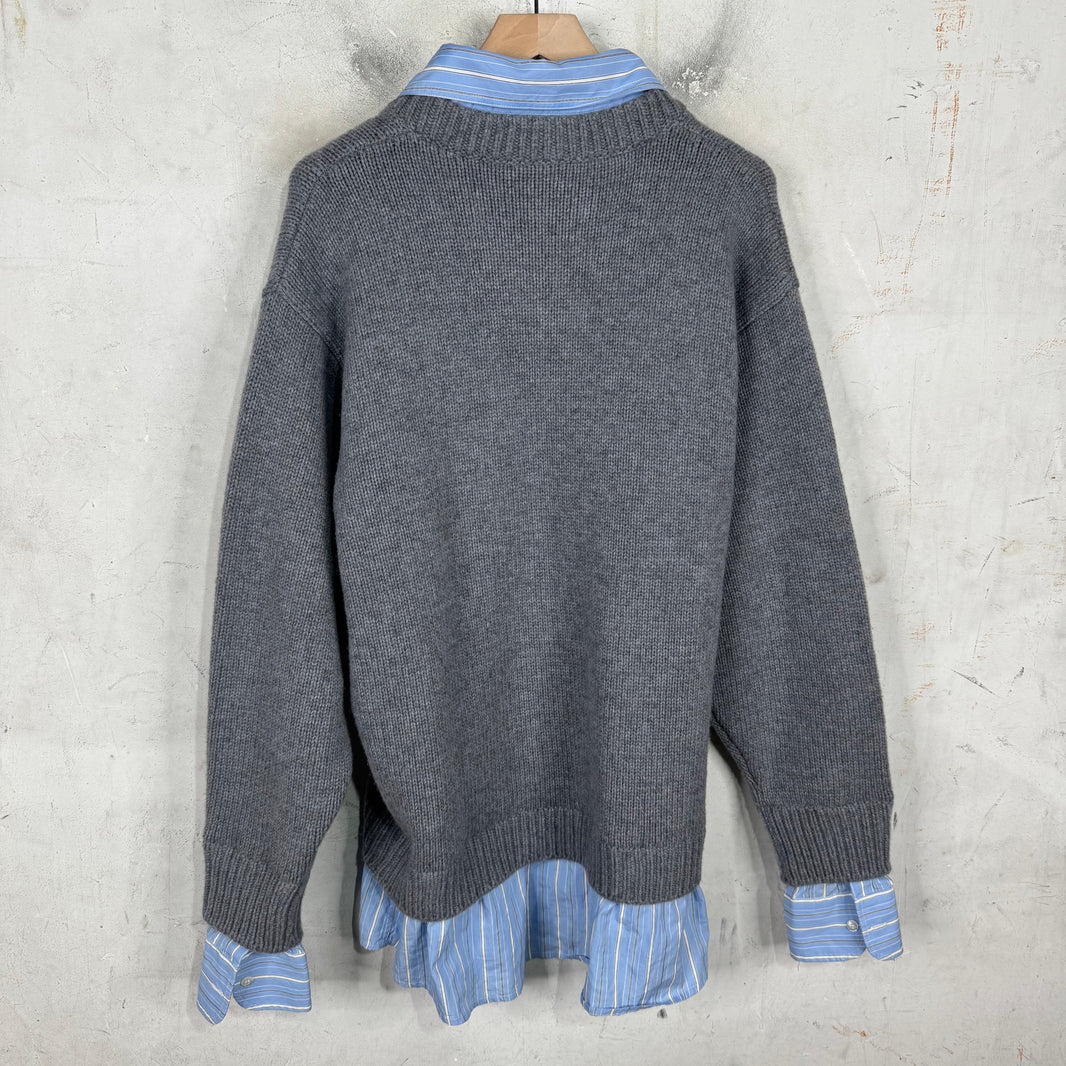 Balenciaga Layered Crest Sweater