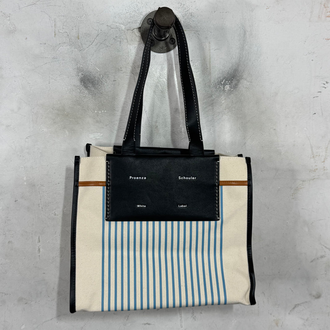 Proenza Striped Tote Bag