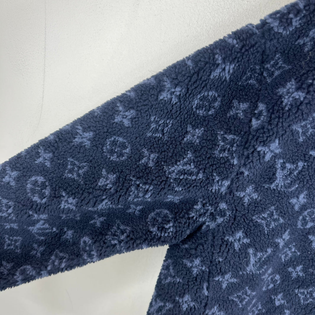 Louis Vuitton Monogram Fleece Zip Jacket