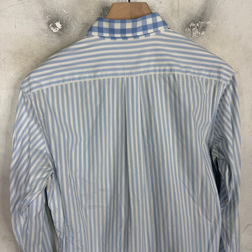 CDG HD Gingham/Stripe LS Shirt