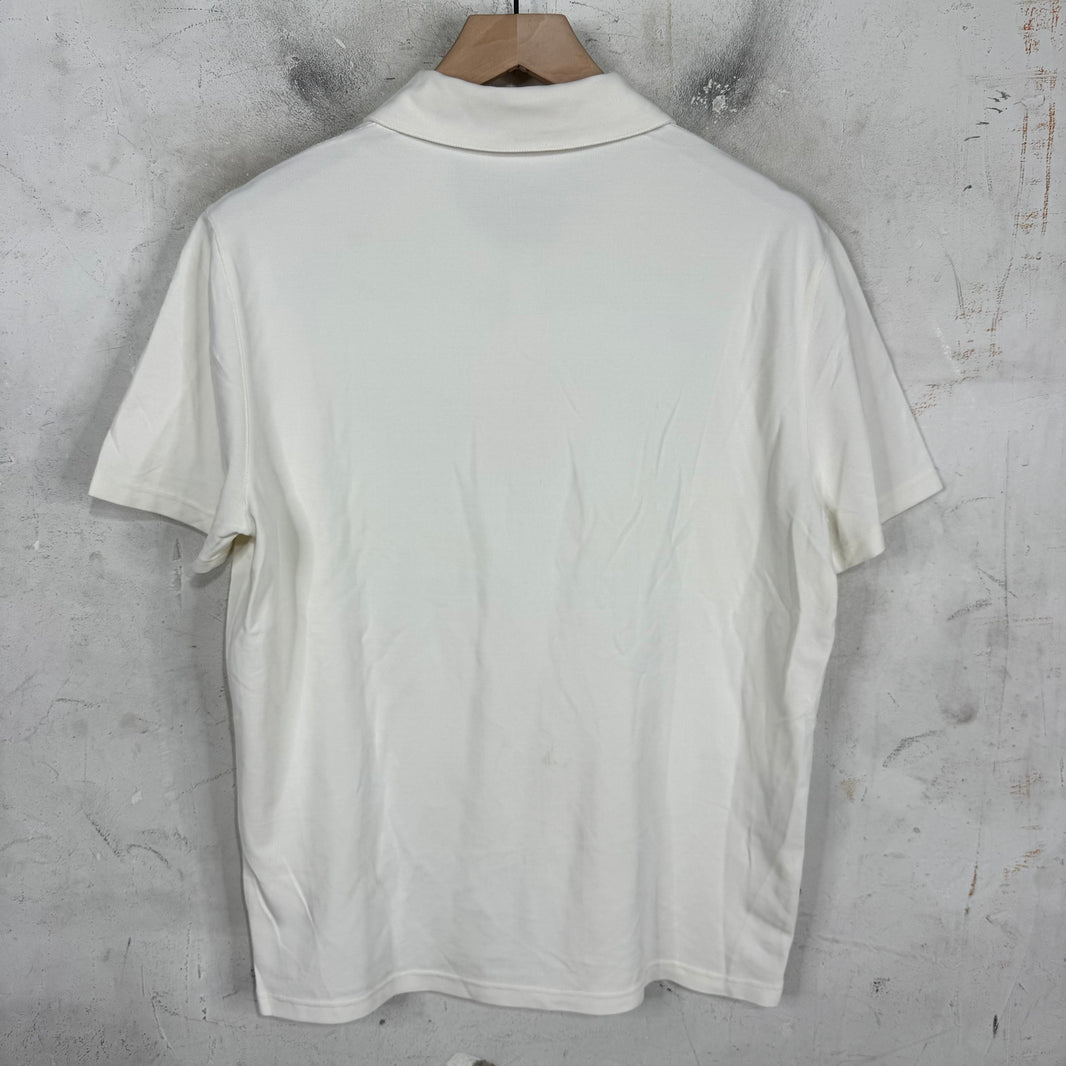 Prada Linea Rosa Zip Polo