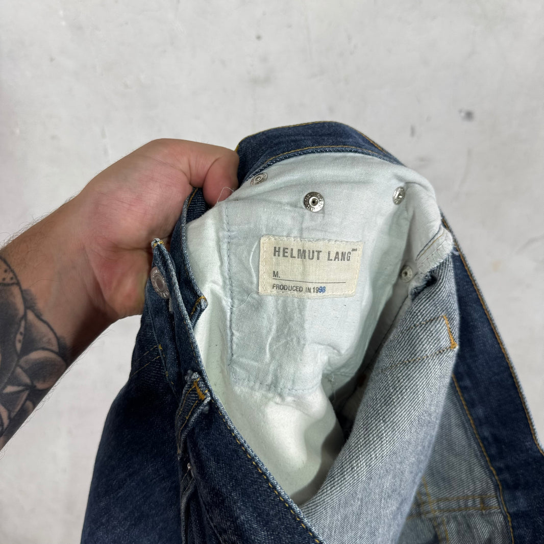 Helmut Lang 98' Medium Wash Straight Slim Jeans