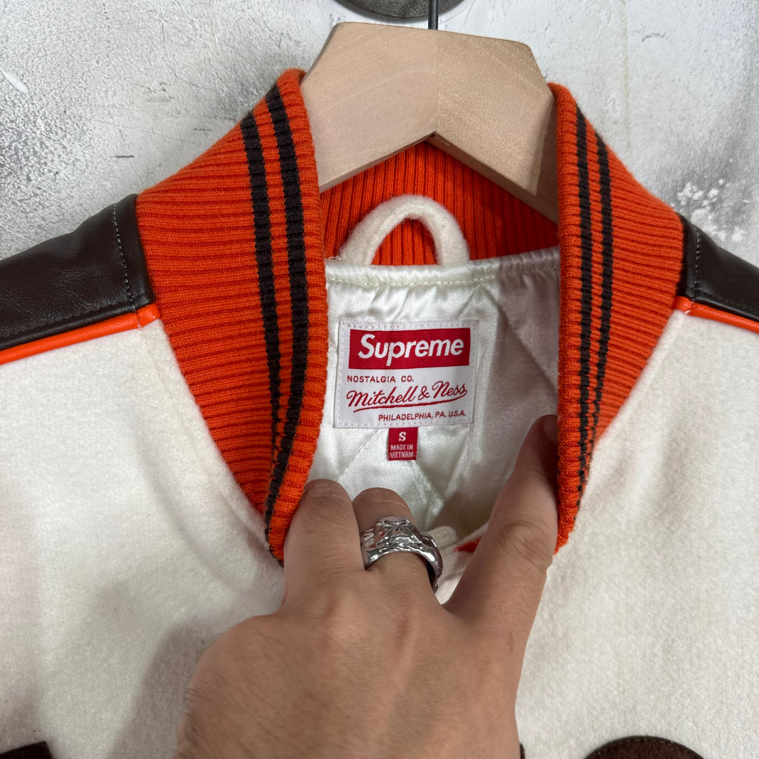 Supreme x Mitchell & Ness Astros Varsity Jacket