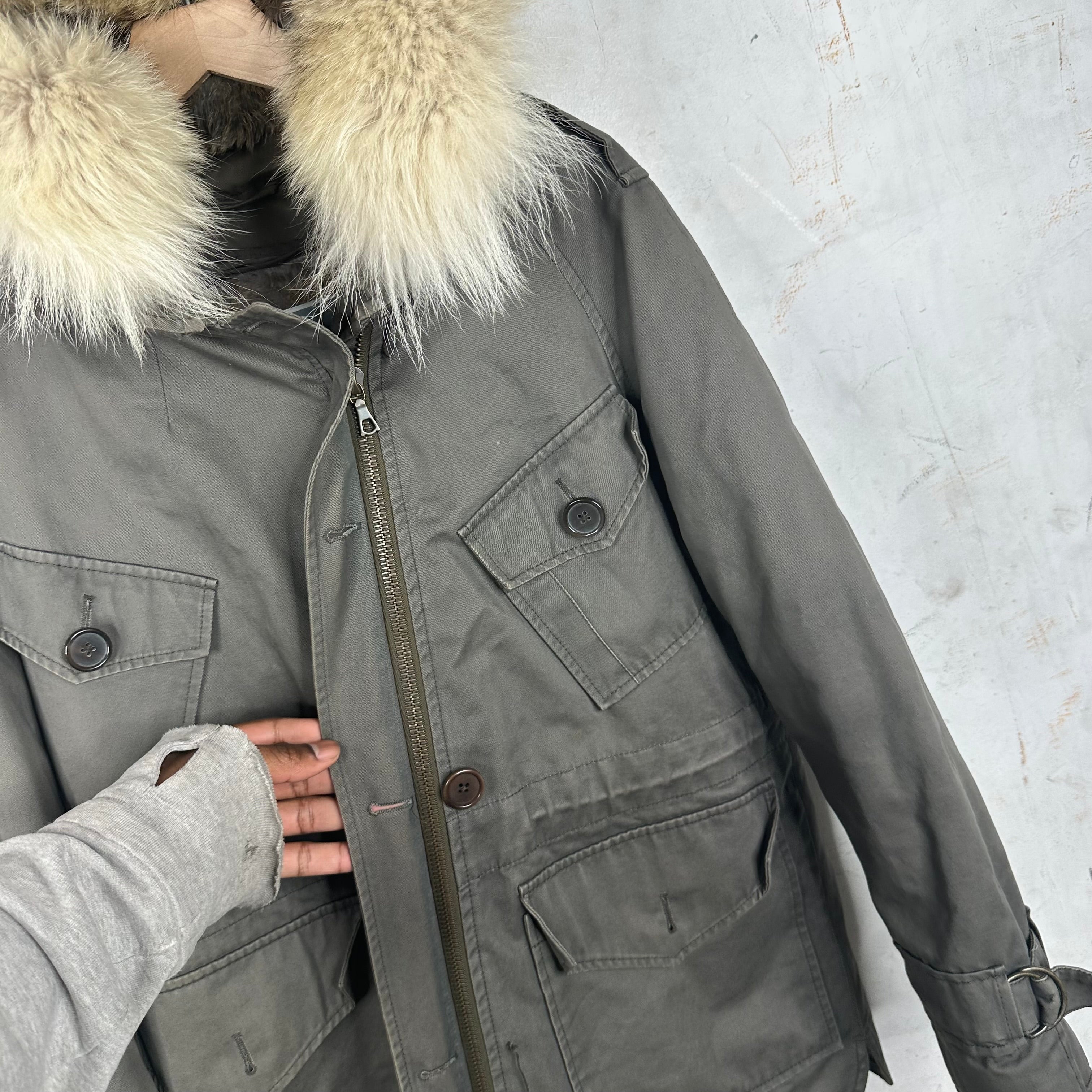 YVES SALOMON ARMY モッズコート ライナー　カーキ　38サイズ YS Army Essentials Women – Yves Salomon