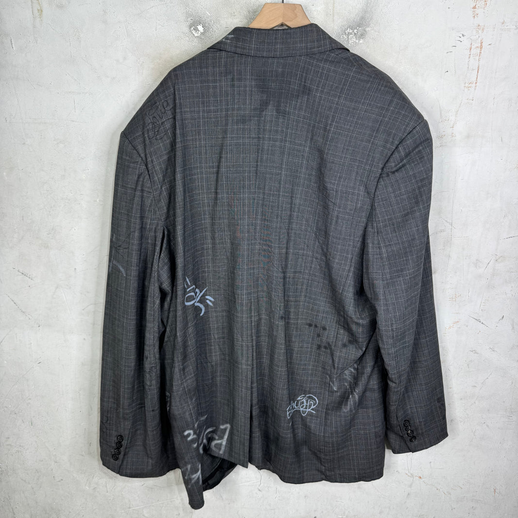Balenciaga Grafitti Blazer Jacket