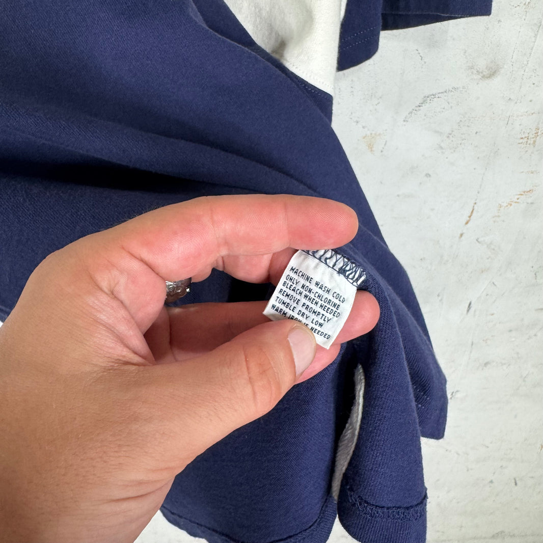Ralph Lauren Navy/White Script Crest Polo