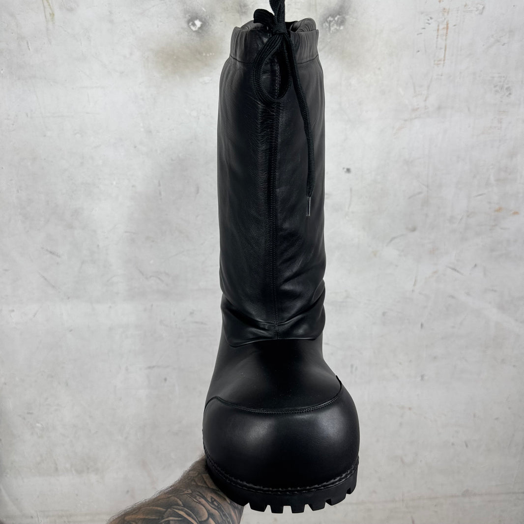 Balenciaga Leather High Alaska Boots