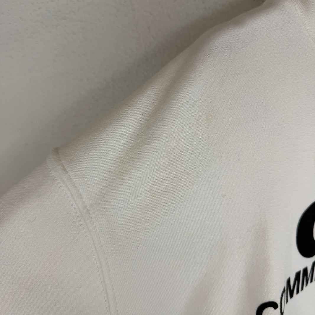 CDG White Logo Hoodie