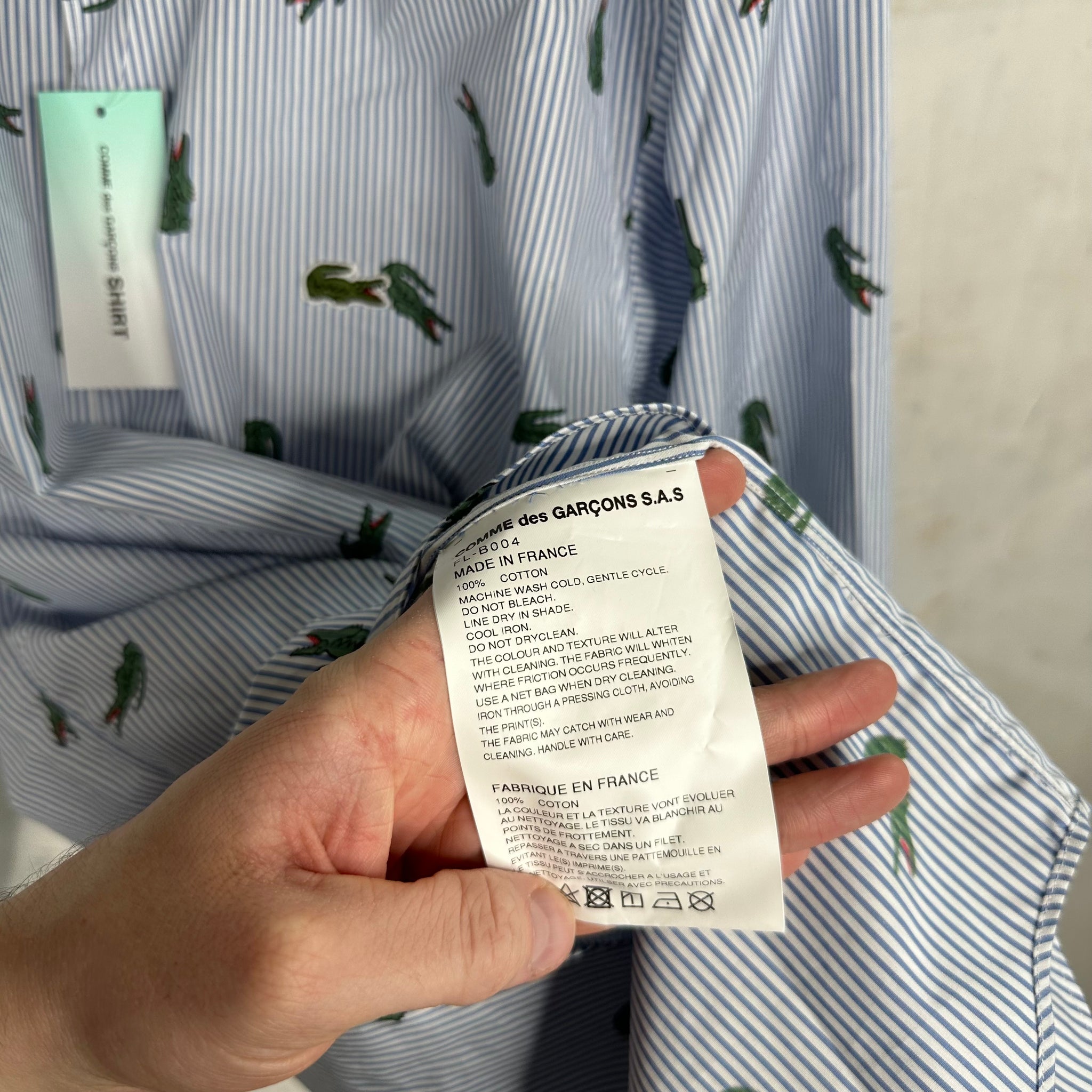 Comme Des Garçons x Lacoste Alligator Shirt