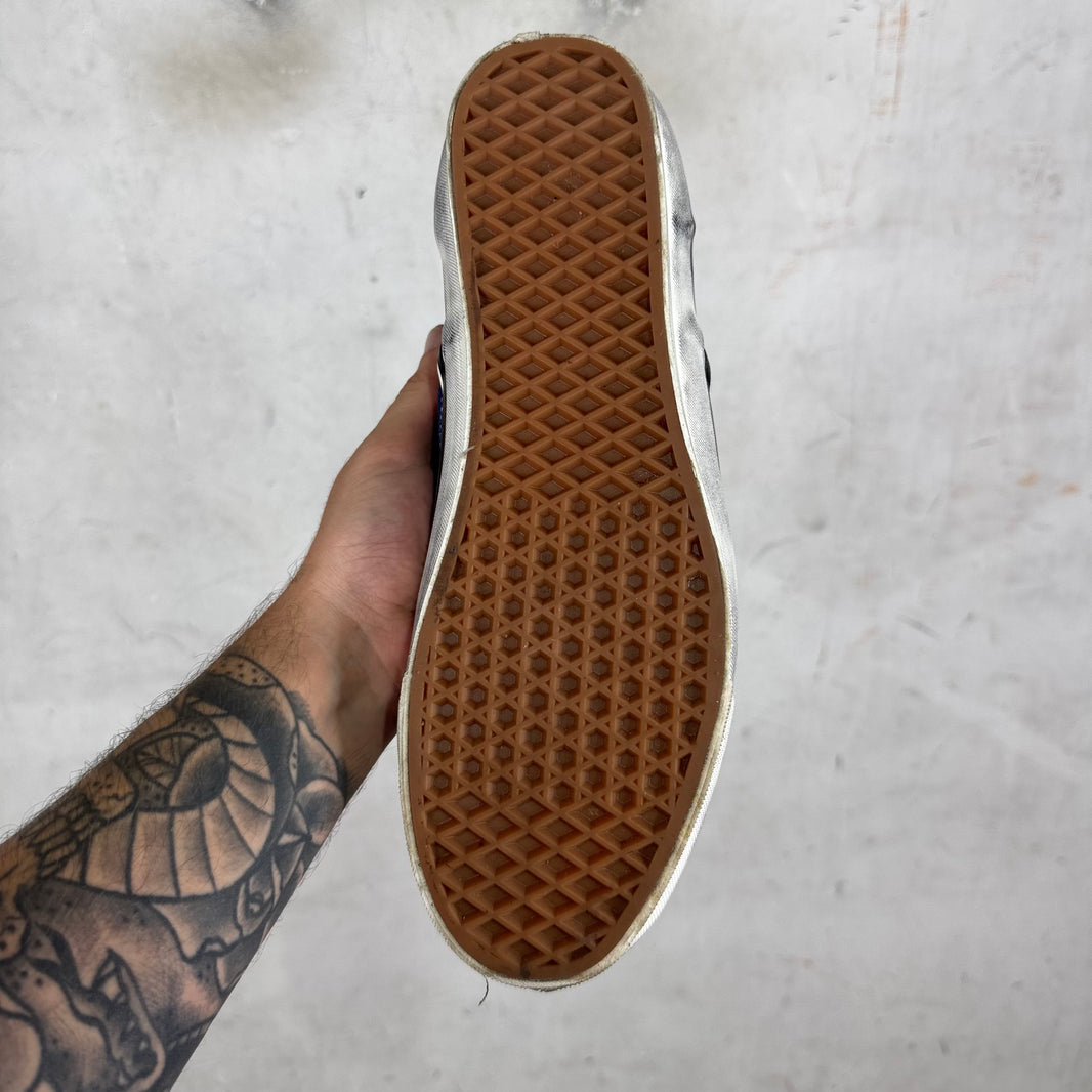 Vans OTW Navy Pearlized Classic Slip Ons