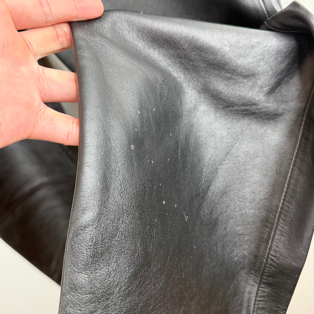 Acne Studios Black Leather Pants