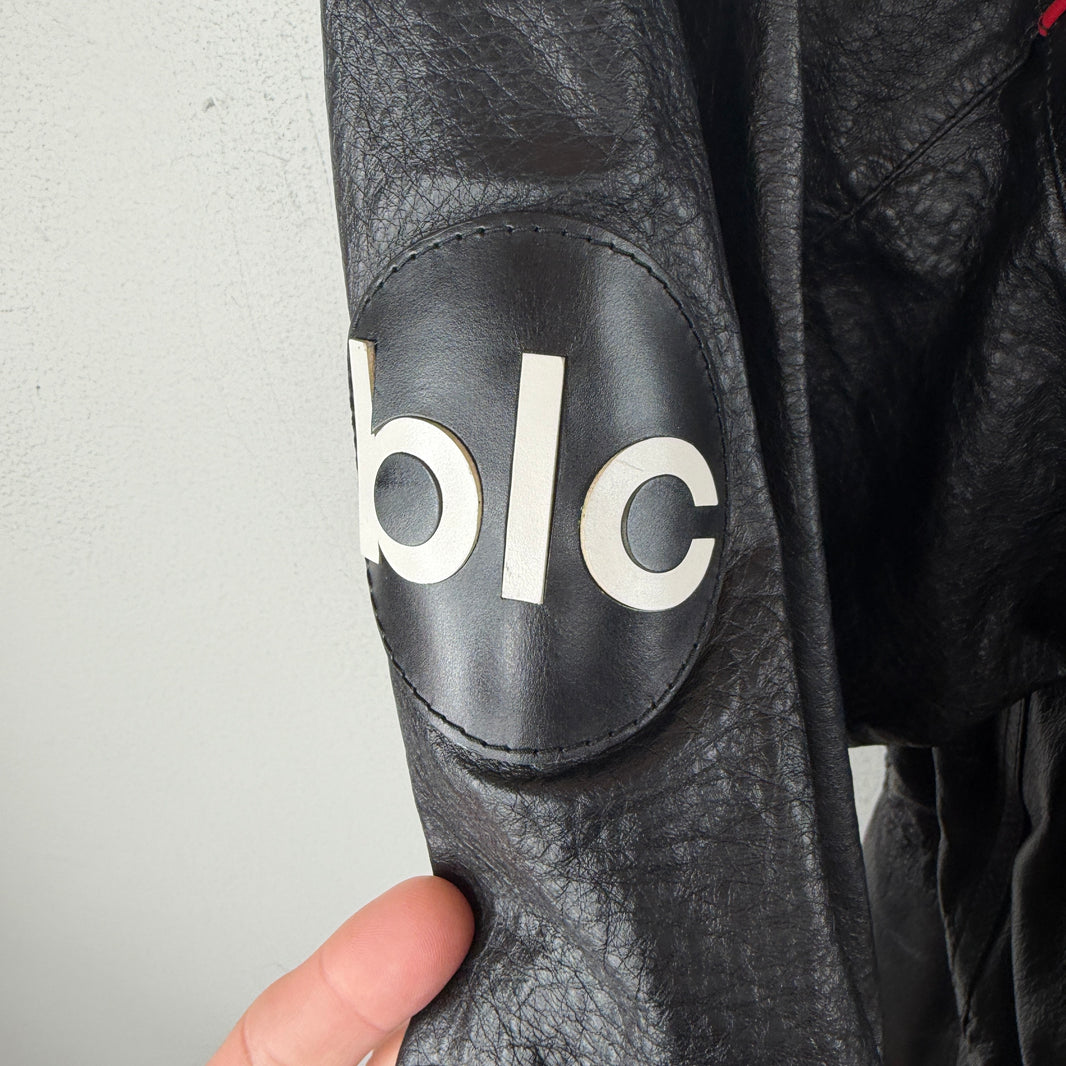 Balenciaga Leather Globe Jacket
