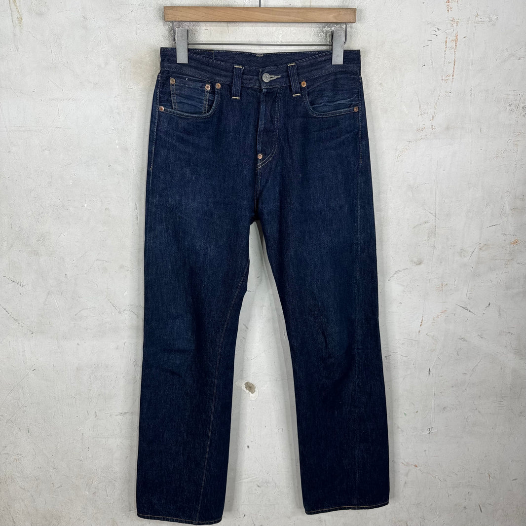 Levis Darkwash Selevedge 501 Jeans