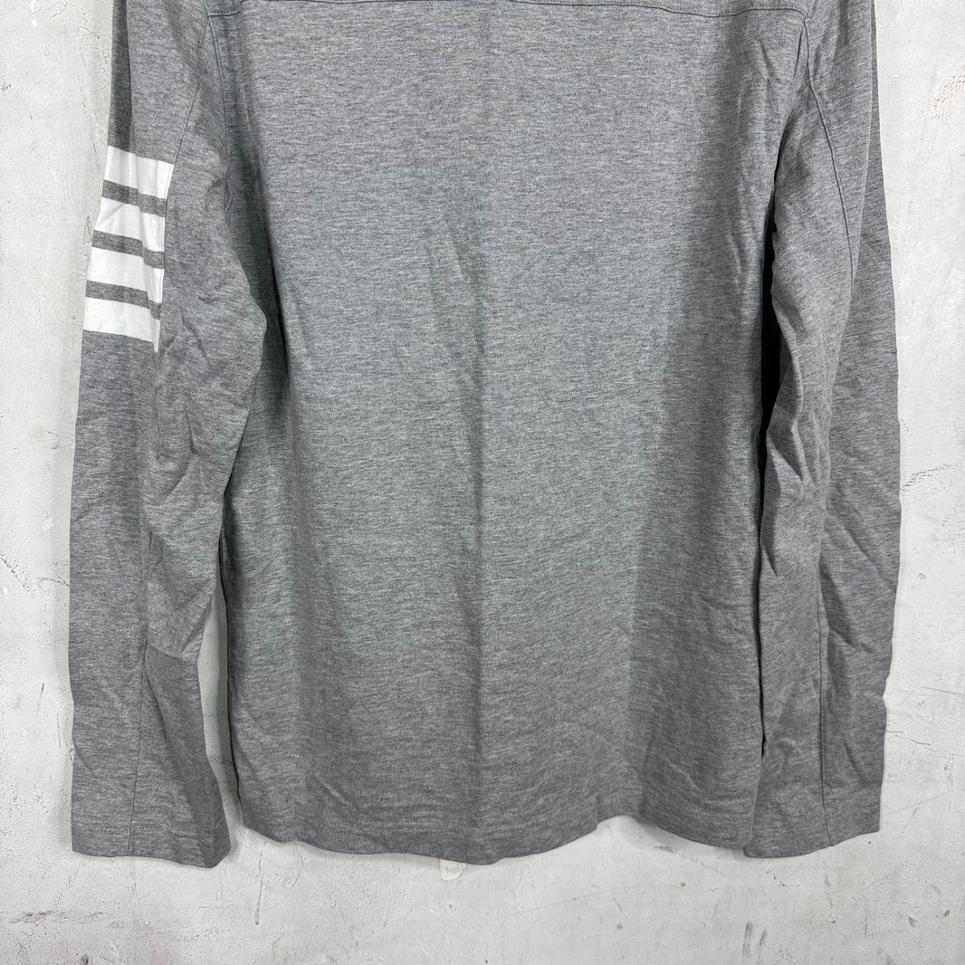 Thom Browne Striped Sleeve Paneled LS T-Shirt