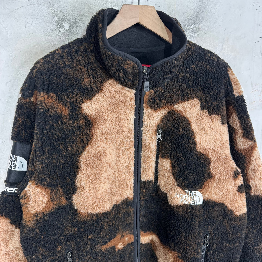 Supreme x TNF Bleached Fleece Jacket