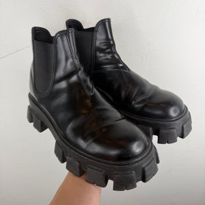 Prada Monolith Chelsea Boots