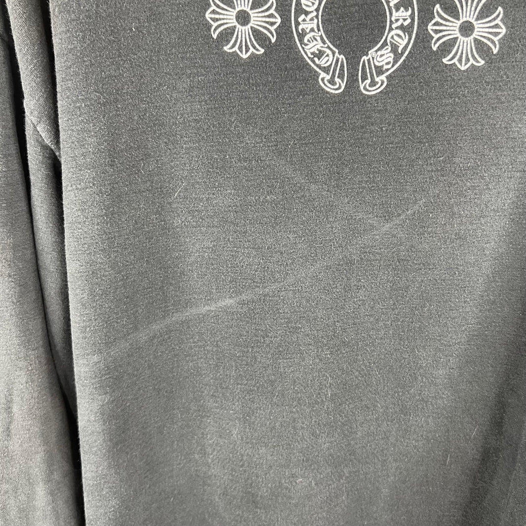 Chrome Hearts Eyechart Zip-Up Hoodie
