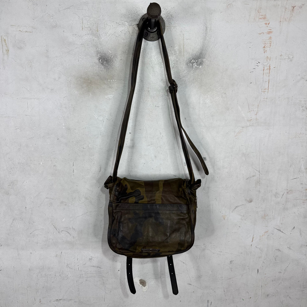 Chrome Hearts Camouflage Leather Gunslinger Messenger
