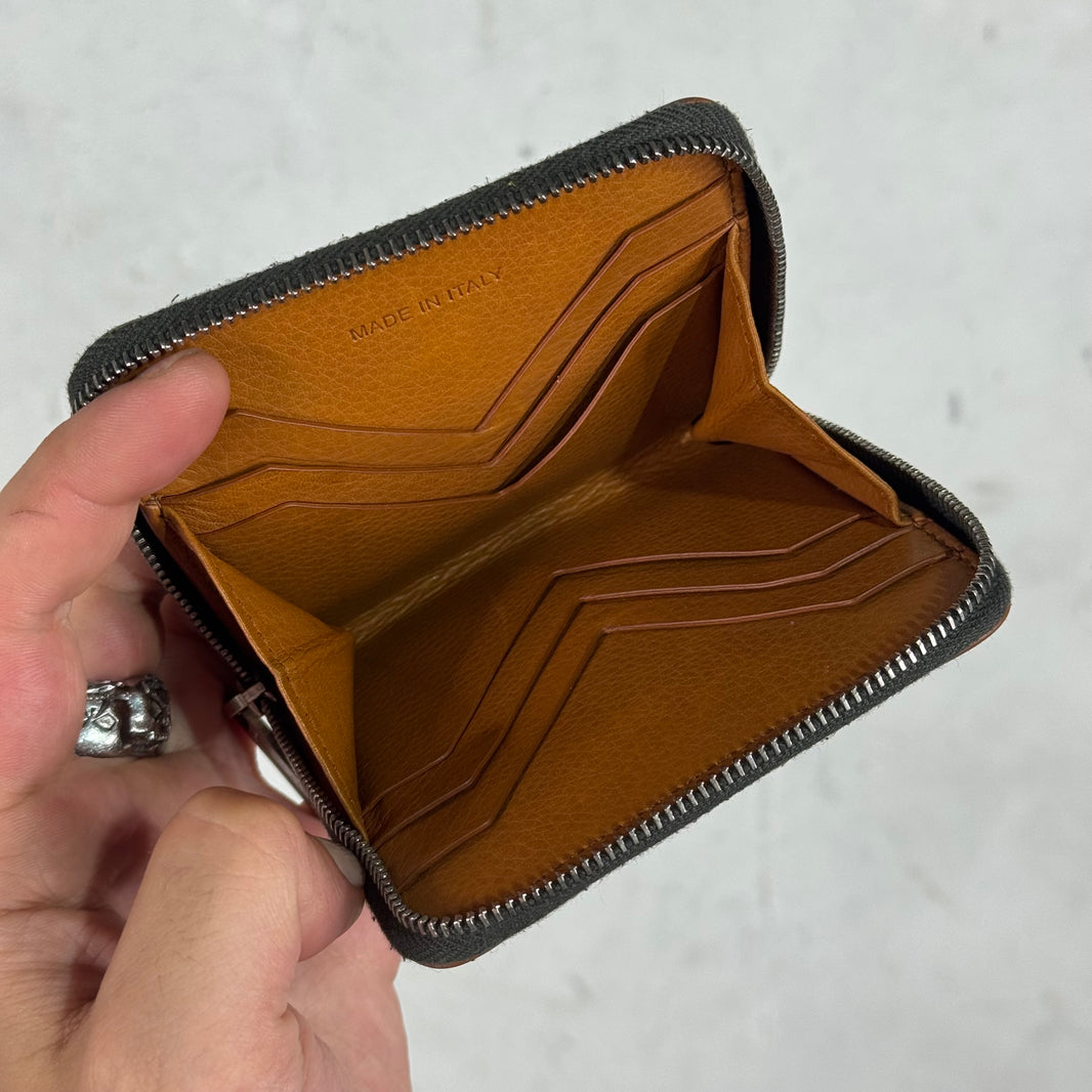 Rick Owens Brown Zip Wallet