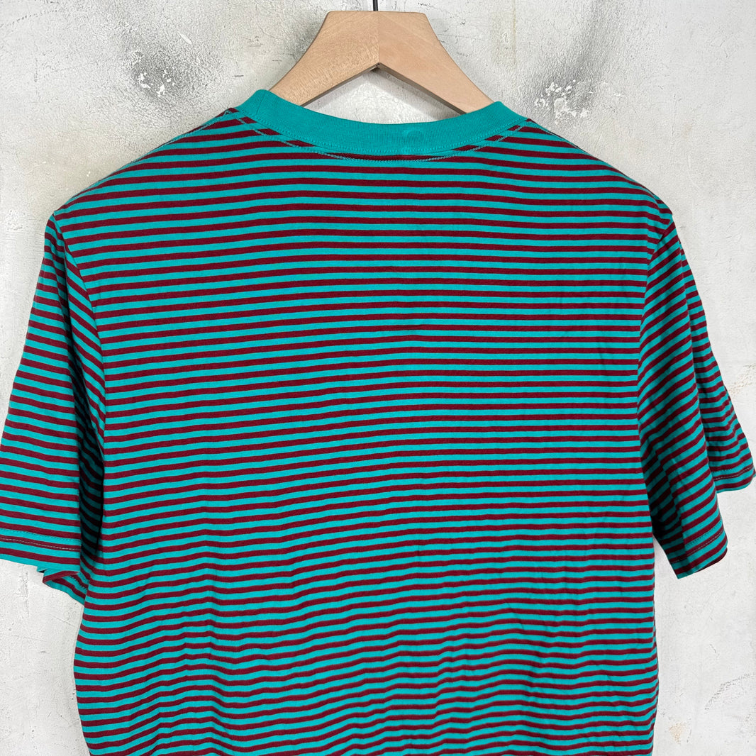 Martine Rose Striped AW Logo T-Shirt