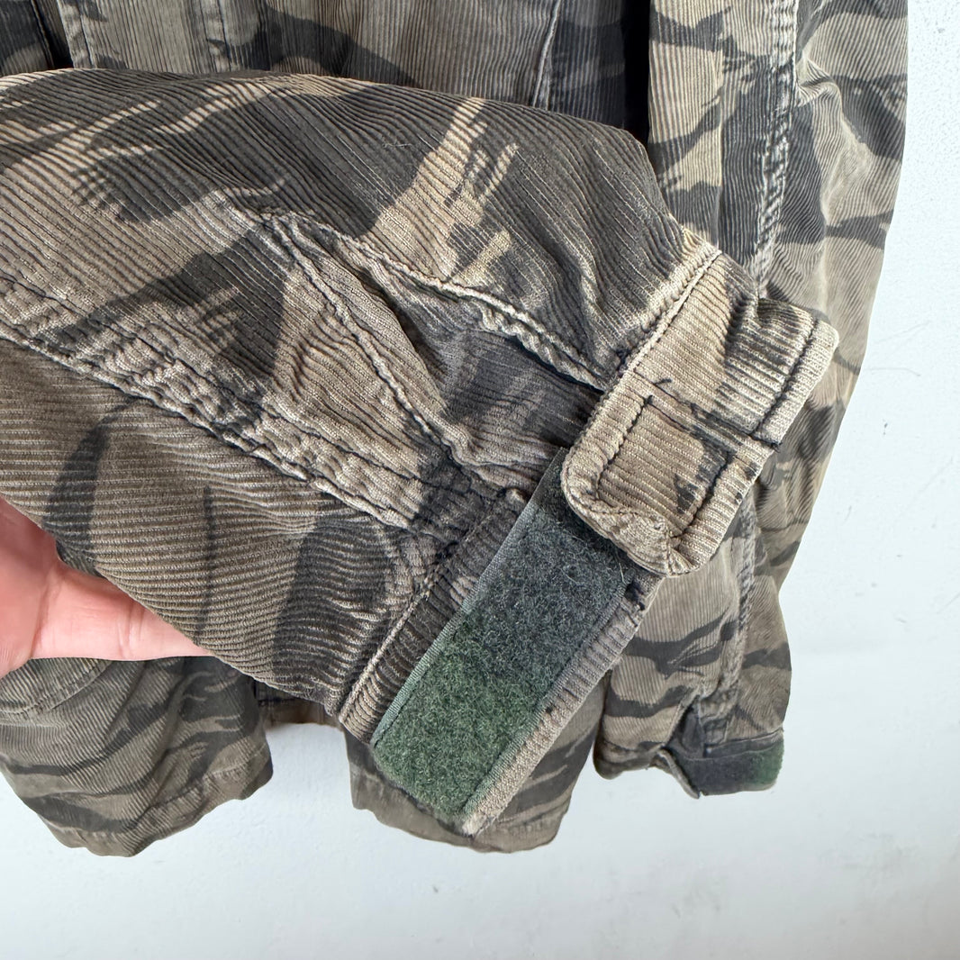 Stussy Corduroy Camo Zip Up Field Jacket