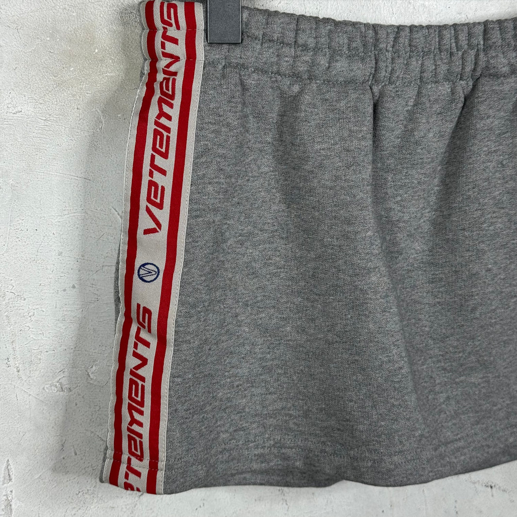 Vetements Side Logo Mini Skirt