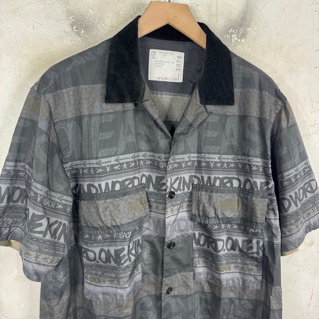 Sacai Grafitti Patterned S/S Shirt