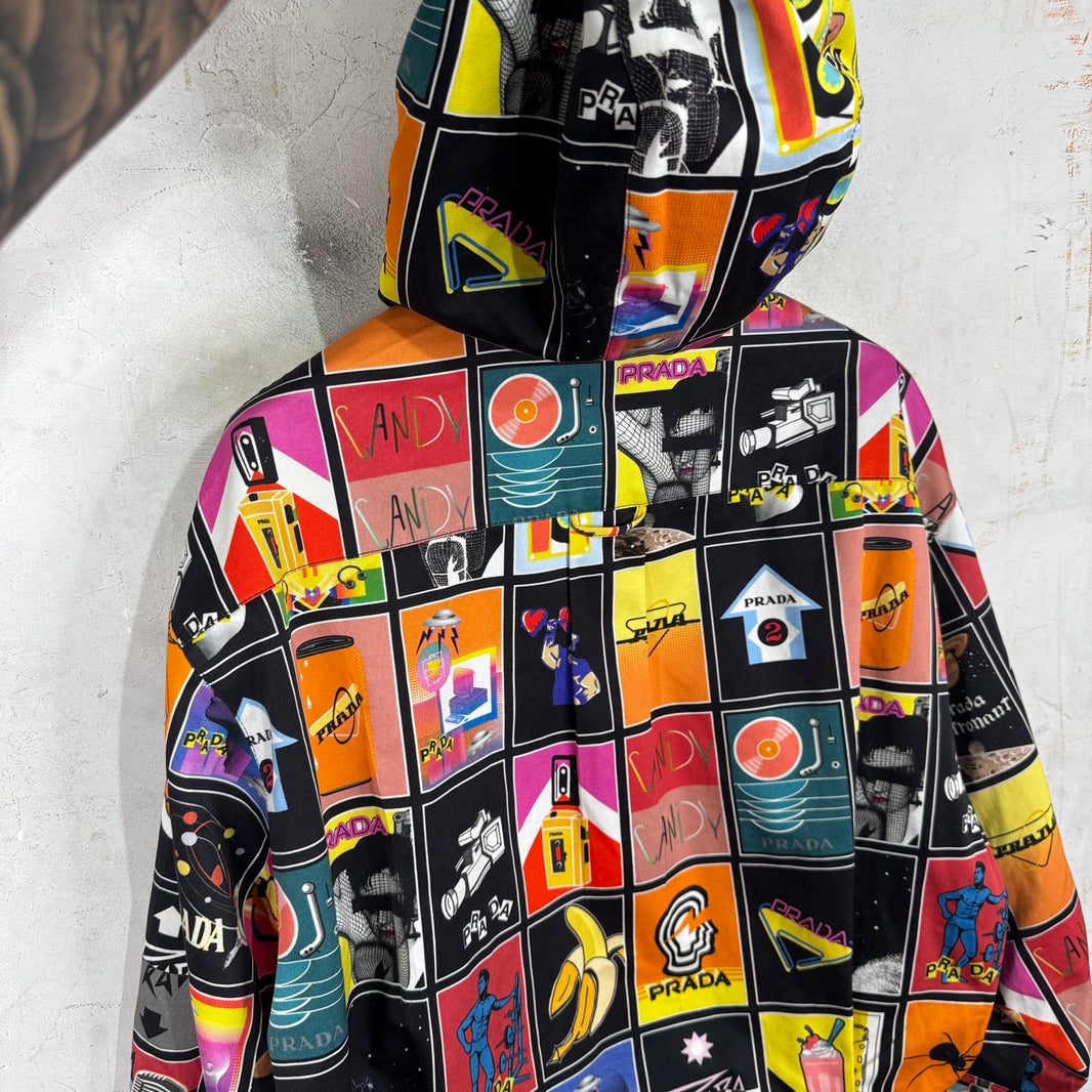 Prada Grid Comic Jacket