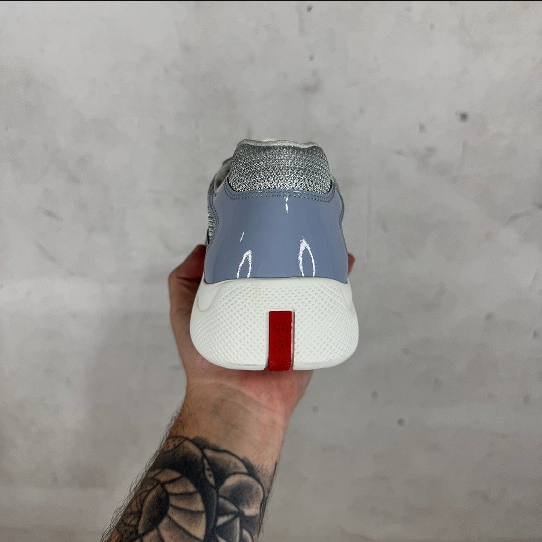Prada Light Blue Patent Americas Cup