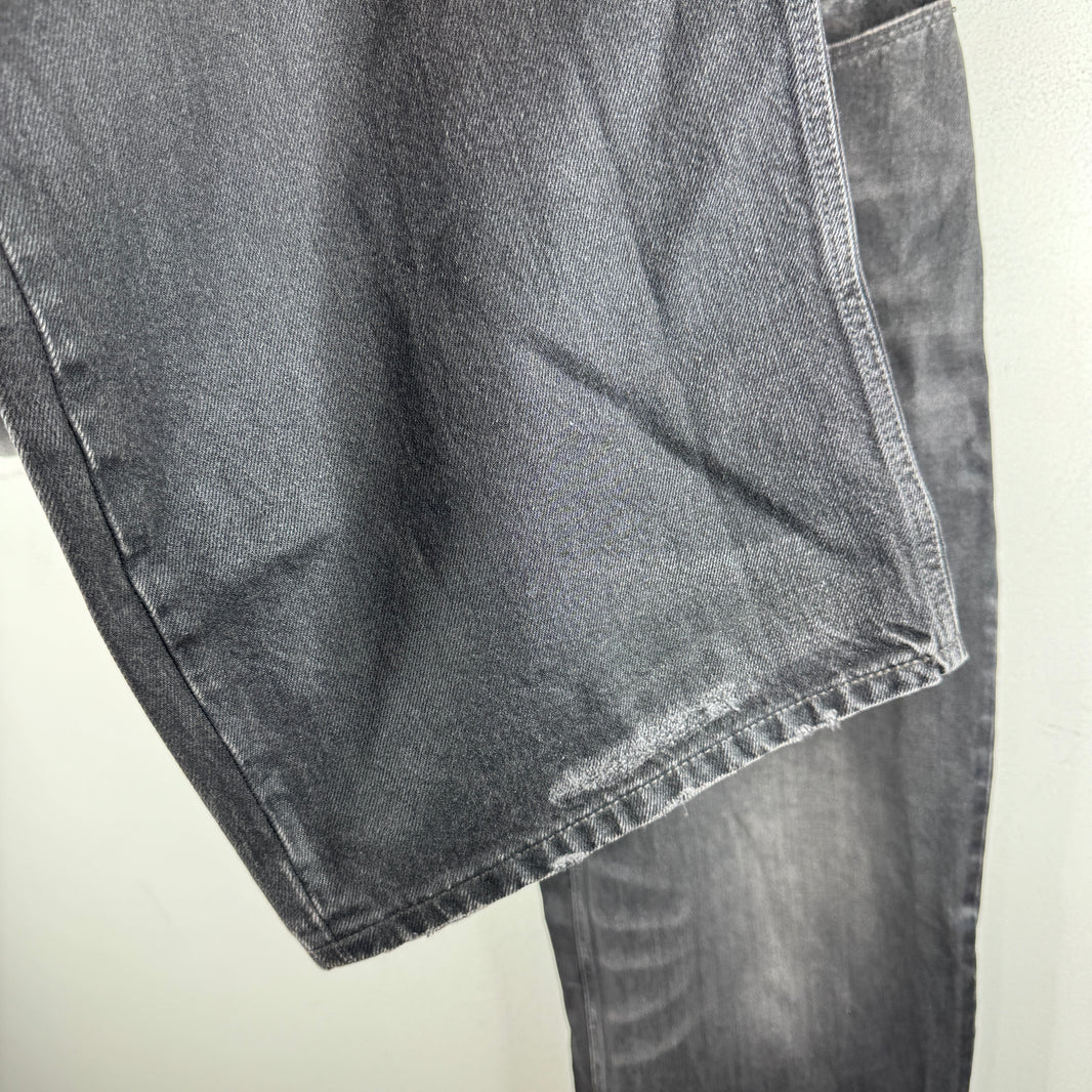 Balenciaga Black Waxed Jeans